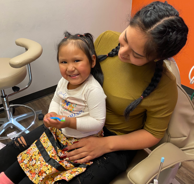 Gladstone Patient with Parent